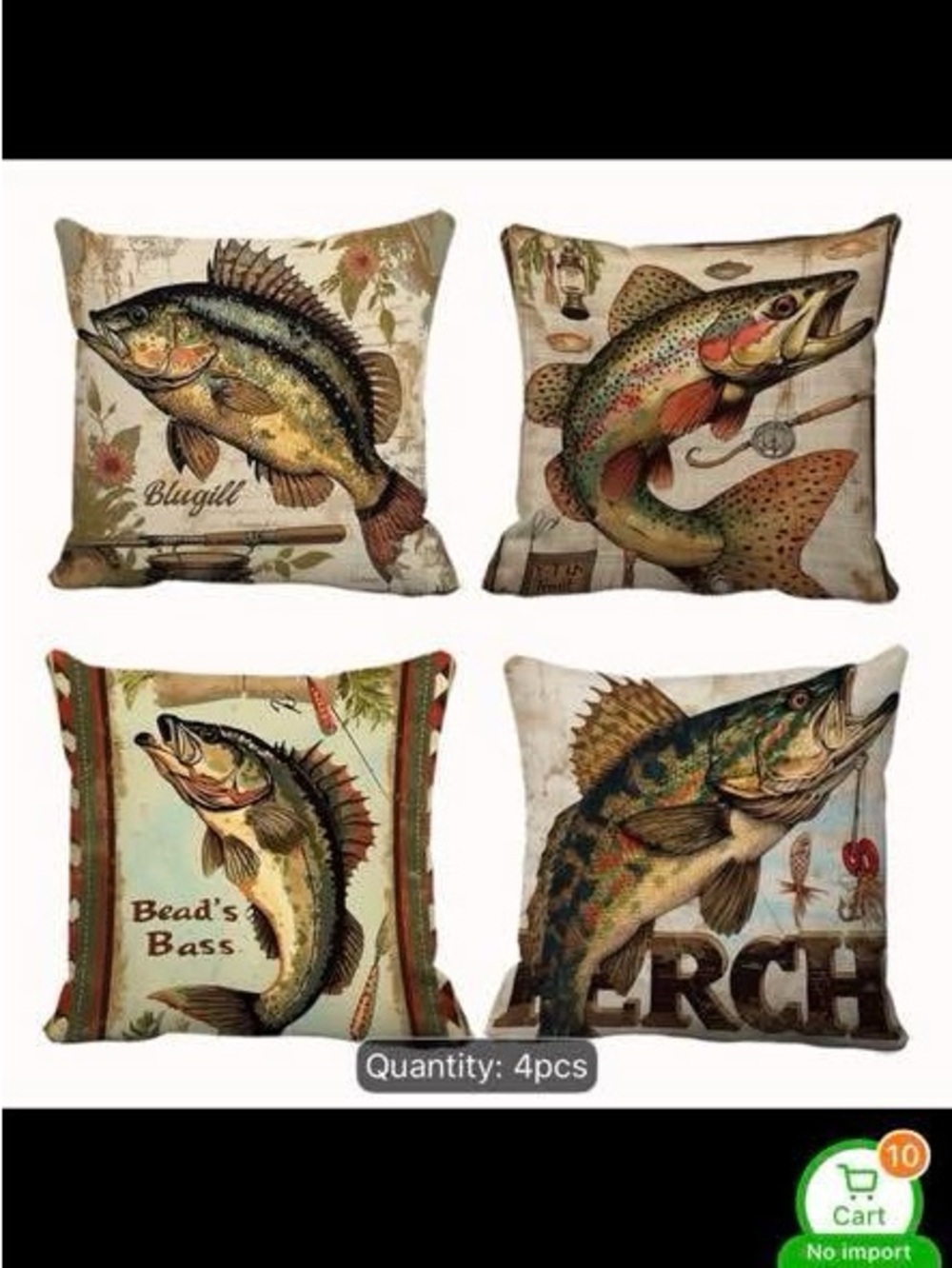 Fish Pillow Covers
